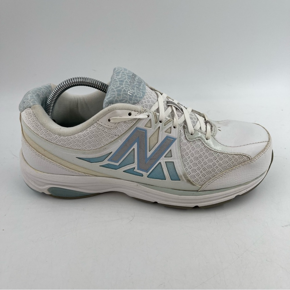 New Balance Women’s WW847WT2 White Blue Walking Shoes - Size 9.5
